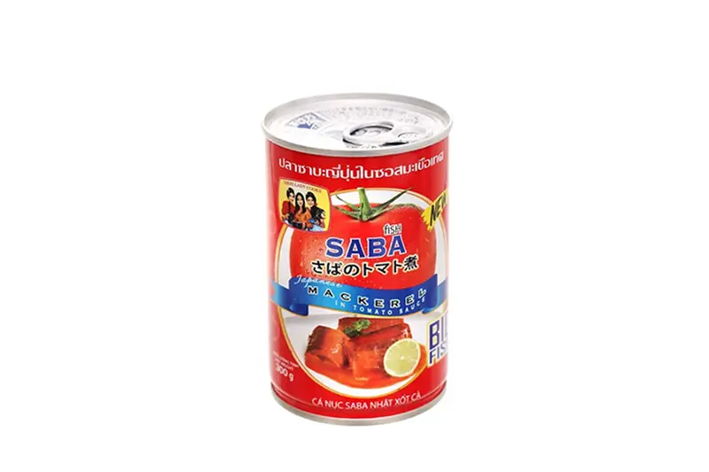 Cá nục sốt cà ba cô gái Saba Nhật - lon 290g
