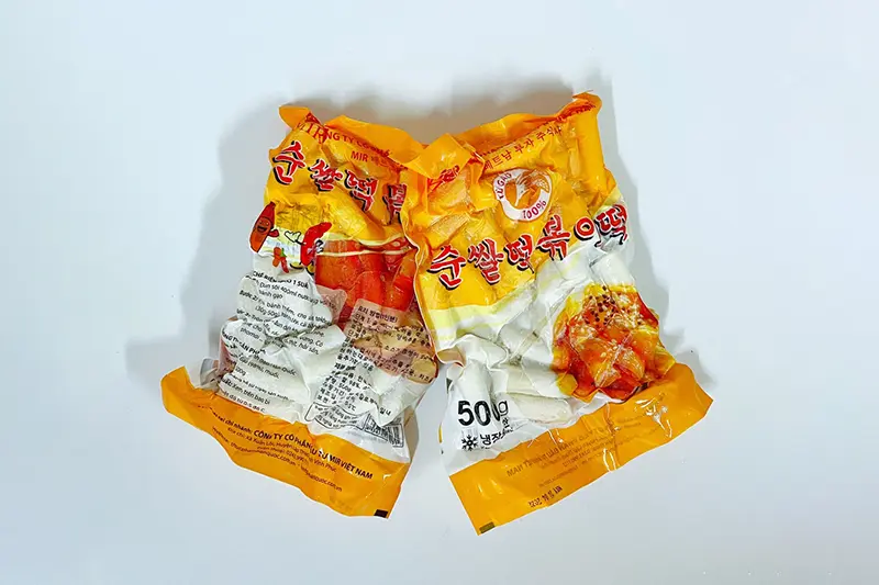 Bánh gạo que Tokbokki - túi 500g