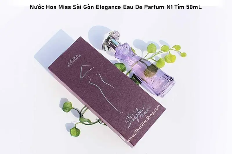 Nước hoa Miss Saigon Elegance tím - lọ 50ml