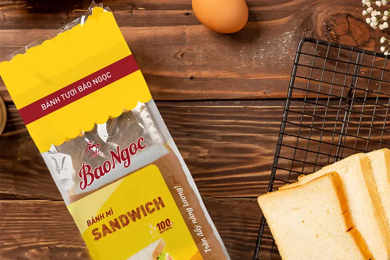 Bánh mì tươi Sandwich Bảo Ngọc - cái 275g