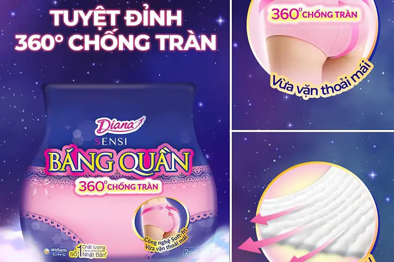BVS Diana quần M-L - gói 2 chiếc