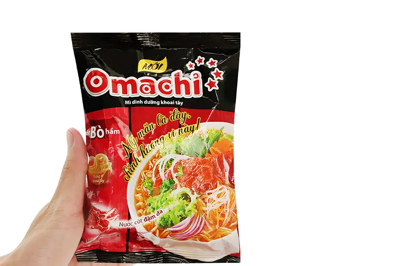 Mì Omachi bò hầm - thùng (30 gói * 80g)