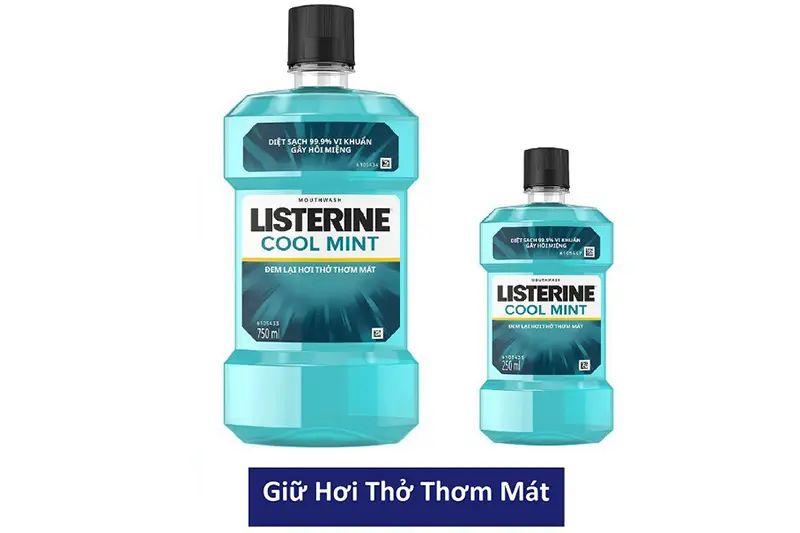 Nước súc miệng Listerine Coolmint - chai 250ml