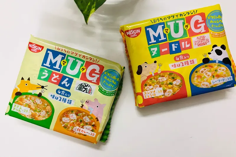 Mì trẻ em Mug vàng Nhật - gói