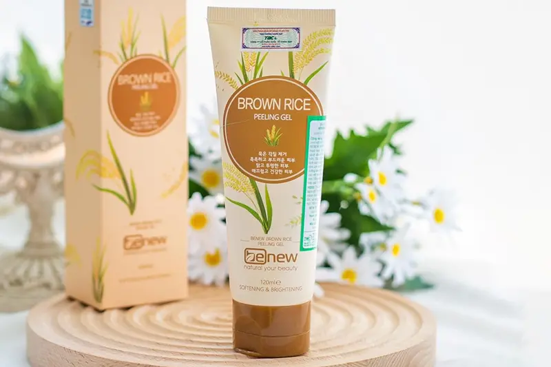 Tẩy tế bào chết Benew gạo - tuýp 120ml