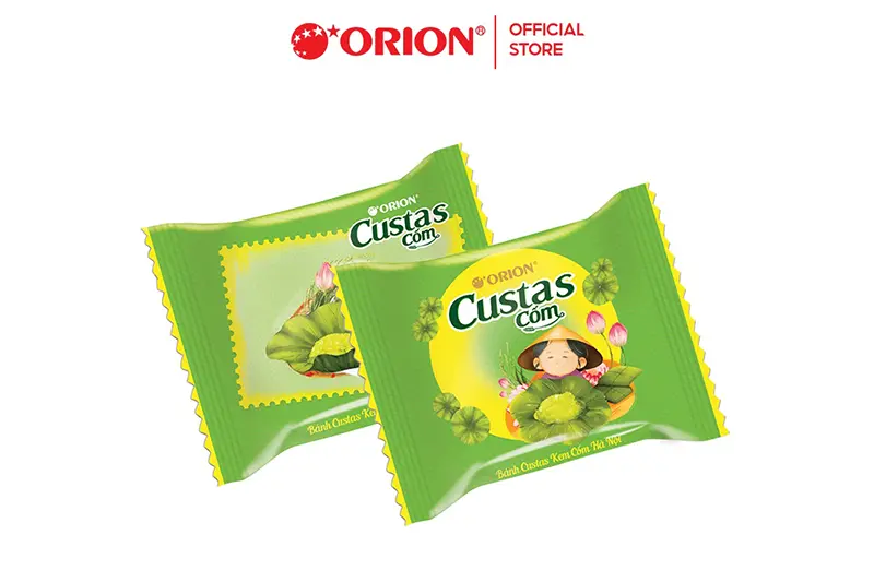 Bánh Custas kem cốm Hà Nội - hộp 276g
