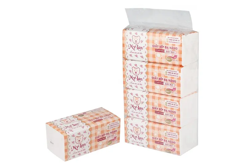 Giấy bếp đa năng gấu Mylan - gói 360t