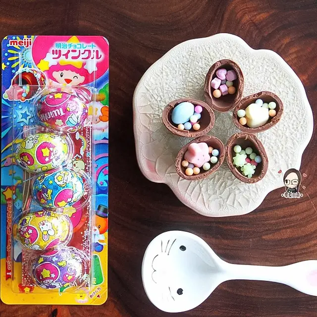 Kẹo trứng Meiji Twinkle Nhật - vỉ 5 cái