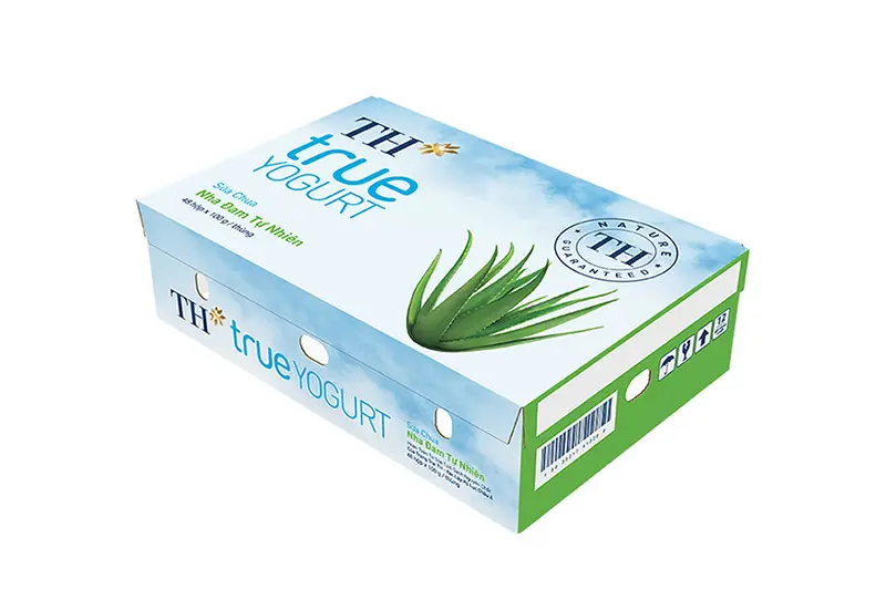 Sữa chua TH nha đam hộp 100g - vỉ 4 hộp