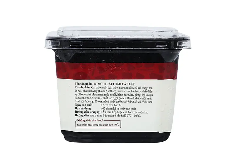 Kim chi cải thảo cắt lát Bibigo Ông Kim's - hộp 500g