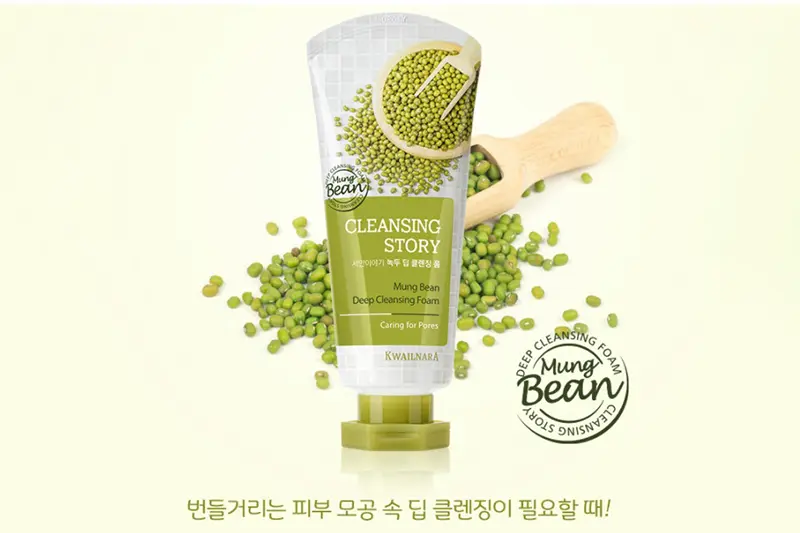 Sữa rửa mặt Welcos đậu xanh - tuýp 120ml