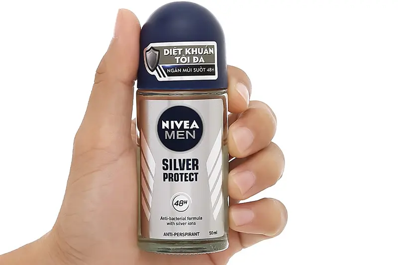 Lăn khử mùi Nivea nam 50ml Phân tử bạc