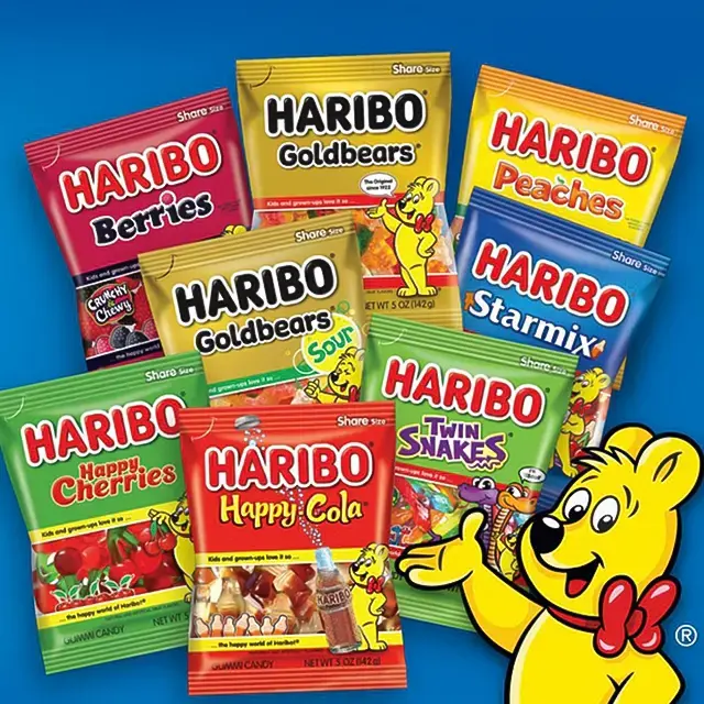 Kẹo dẻo nhập khẩu Haribo Star mix - gói 80g