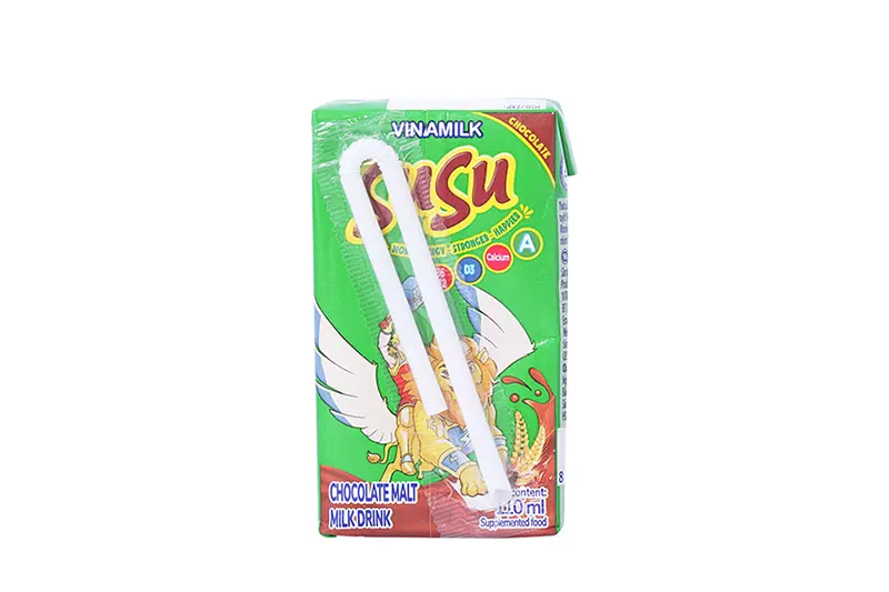 Sữa chua uống Susu socola hộp 110ml - vỉ 4 hộp