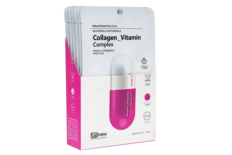 Mặt nạ Benew collagen cao cấp - hộp 10 chiếc