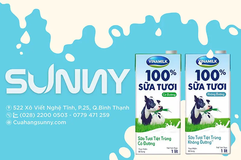 Sữa tươi Vinamilk không đường - hộp 1 lít