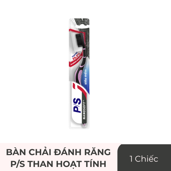Bàn chải đánh răng P/S than hoạt tính - chiếc