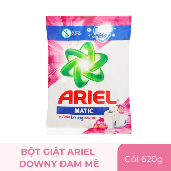 Bột giặt Ariel hương downy đam mê - gói 620g