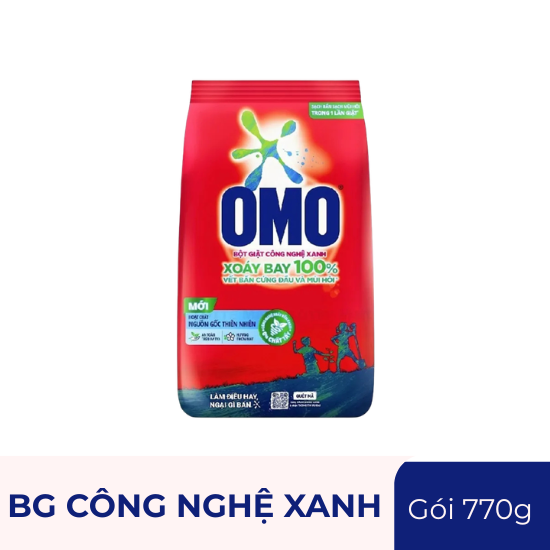 Bột giặt Omo công nghệ xanh - gói 770g