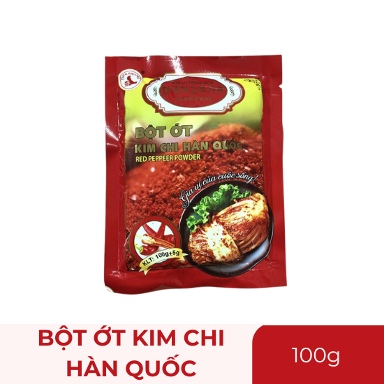 Bột ớt Kim Chi Hàn Quốc - gói 100g