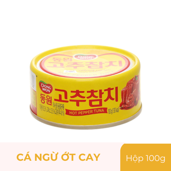 Cá ngừ ớt cay Hàn Quốc - hộp 100g