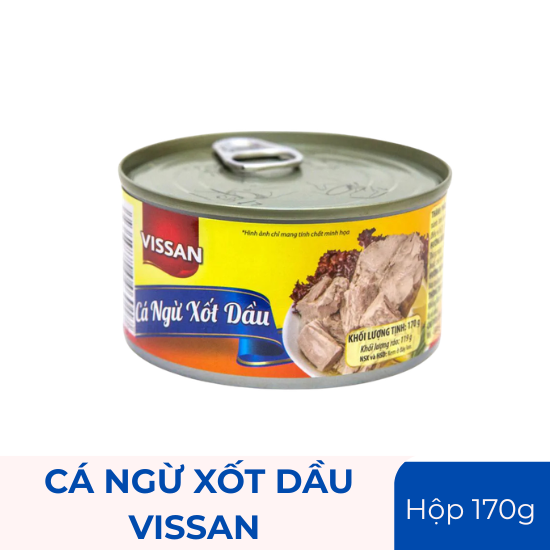 Cá ngừ Xốt dầu Vissan - hộp 170g