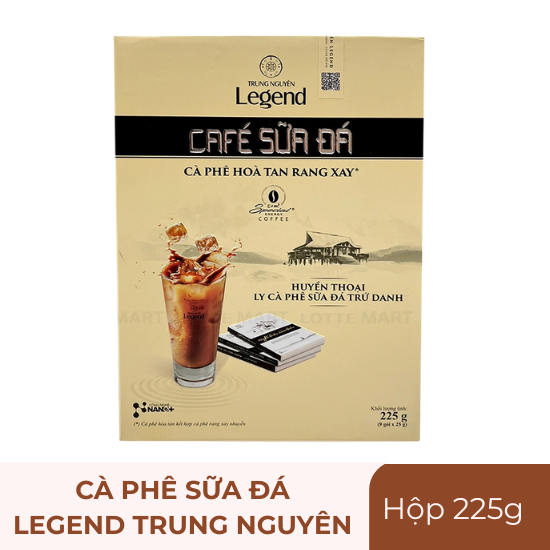 Cà phê sữa đá Legend Trung Nguyên - hộp 225g