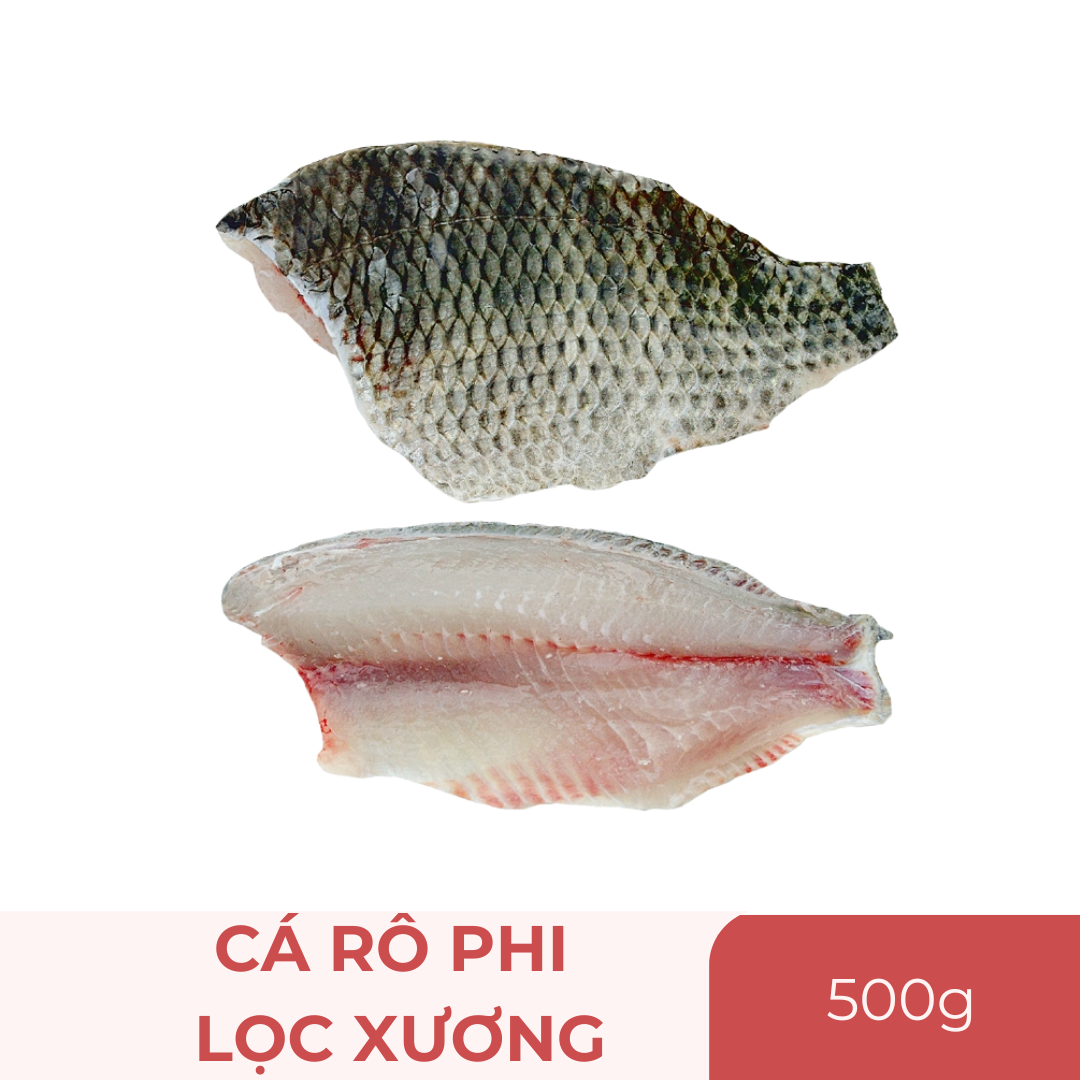 Cá rô phi lọc xương - 500g