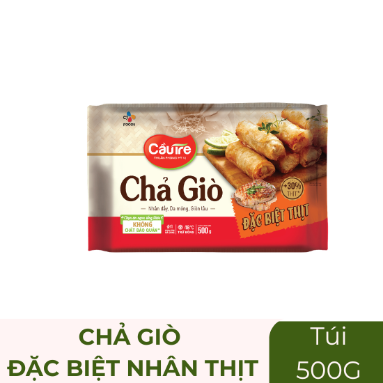 Chả giò đặc biệt nhân thịt Cầu Tre 500G