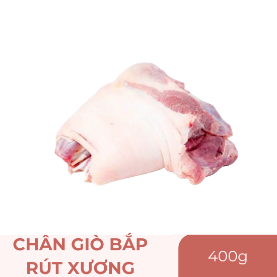 Thịt chân giò bắp (rút xương) lợn - 400g