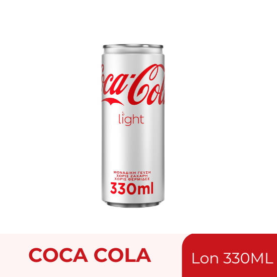 Coca Cola light - lon 320ml