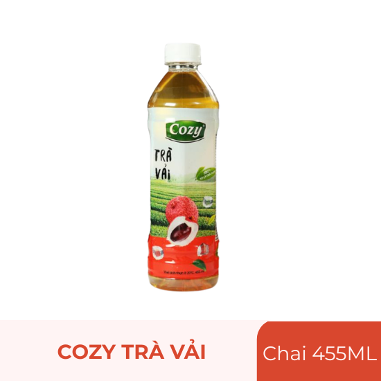Cozy trà vải - chai 455ml