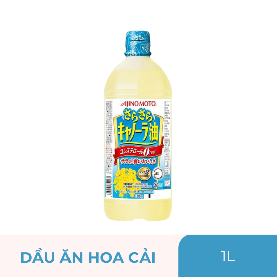 Dầu hạt cải Ajinomoto Nhật - chai 1 lít