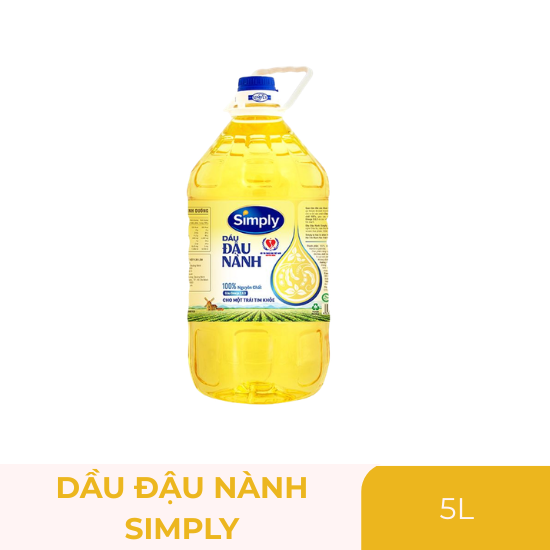 Dầu đậu nành Simply - chai 5 lít