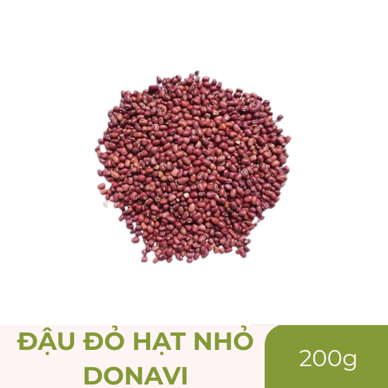 Đỗ đỏ hạt nhỏ Donavi - túi 200g