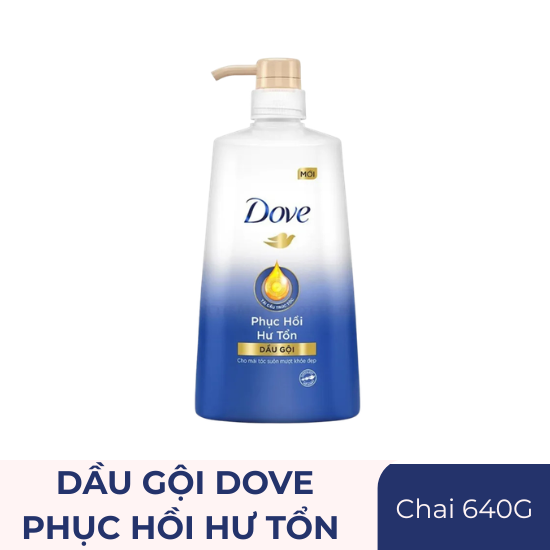 Dầu gội Dove phục hồi hư tổn - chai 640g