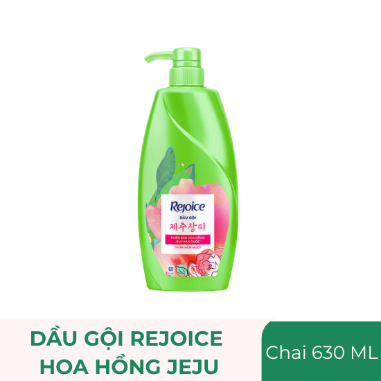 Dầu gội Rejoice hoa hồng Jeju - chai 630ml