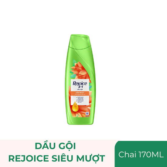 Dầu gội Rejoice siêu mượt - chai 170g