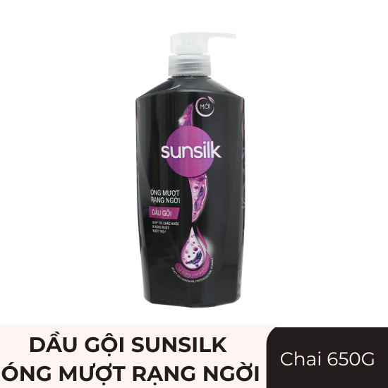 Dầu gội Sunsilk óng mượt rạng ngời - chai 600g