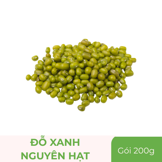 Đỗ xanh nguyên hạt - gói 200g