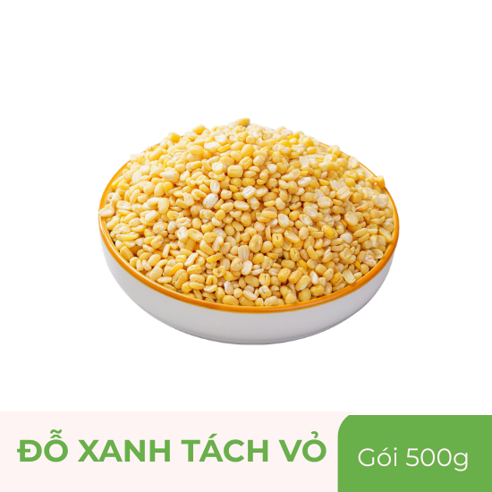 Đỗ xanh tách vỏ Donavi - túi 500g