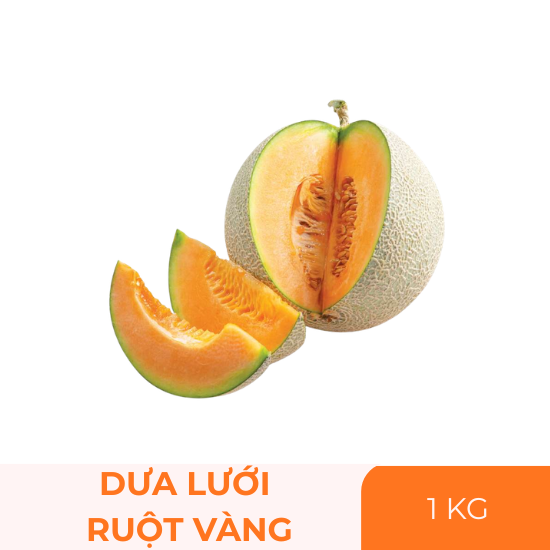Dưa lưới ruột vàng - 1kg