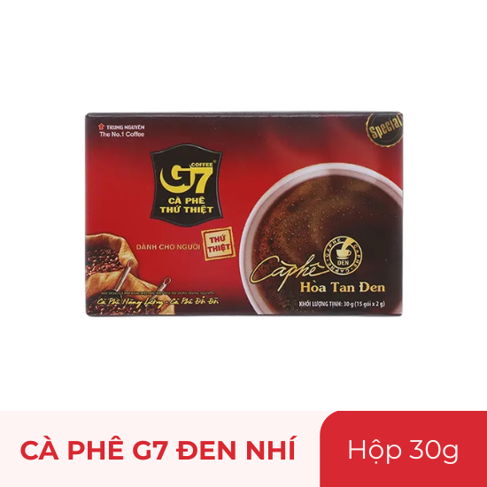 Cà phê G7 đen nhí - hộp 30g