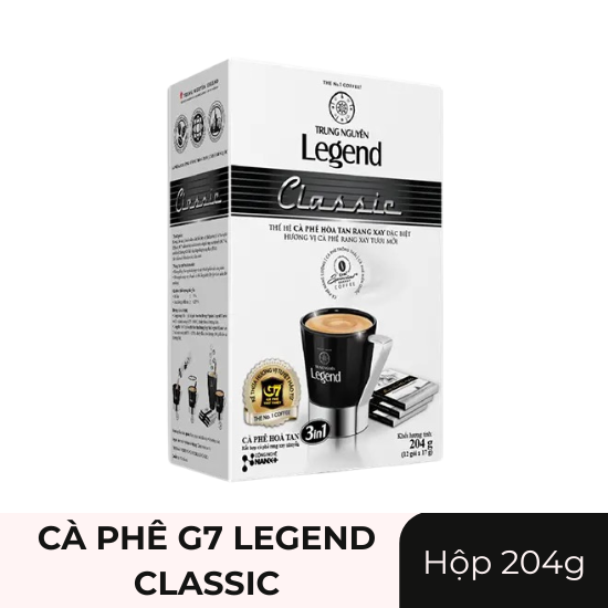 Cà phê G7 Legend Classic - hộp 204g
