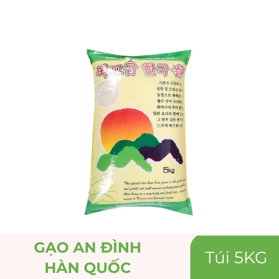 Gạo An Đình Hàn Quốc - túi 5kg
