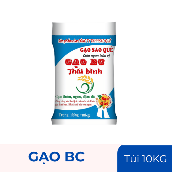 Gạo dẻo BC - bao 10kg