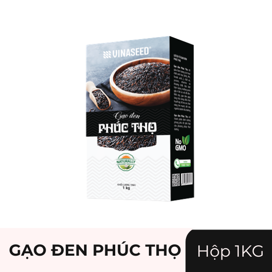 Gạo đen Phúc Thọ - túi 1kg
