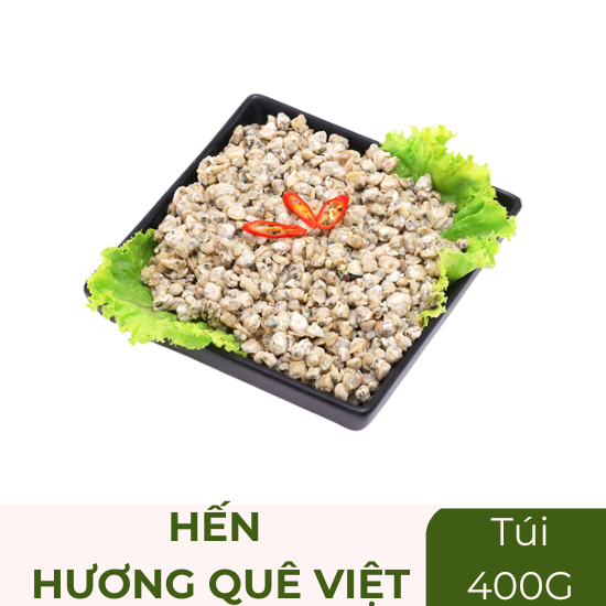 Hến sạch Hương Quê Việt - túi 400g