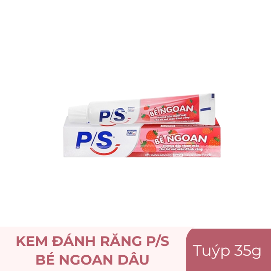 Kem đánh răng bé ngoan dâu P/S - tuýp 35g