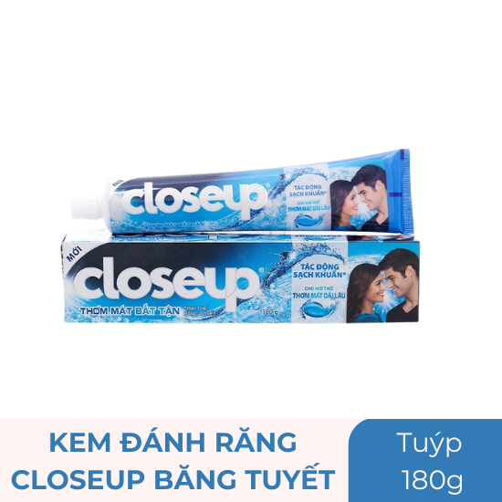 Kem đánh răng Closeup tinh thể băng tuyết - tuýp 230g
